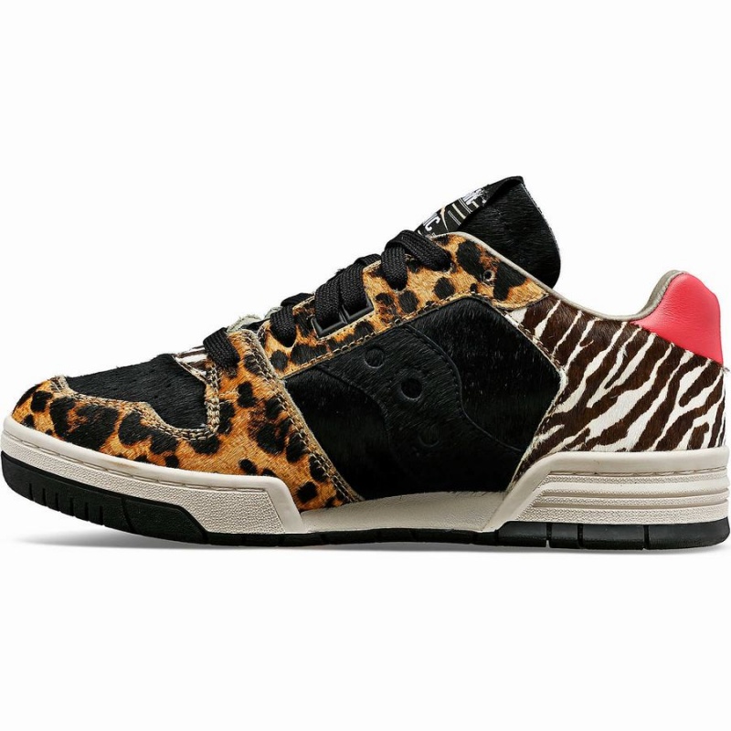 Leopard / Pink Saucony Spot-Bilt™ Sonic Low Men's Sneakers | Malaysia S25903-U03