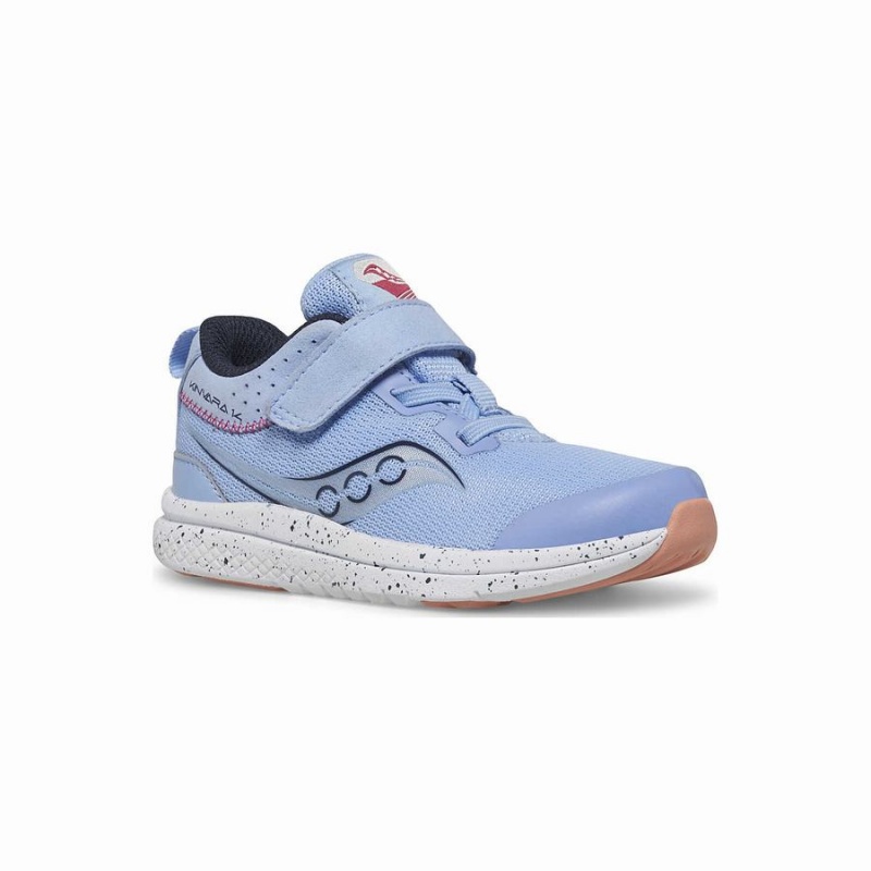 Light Blue Saucony Kinvara 14 A/C Jr. Sneaker Kids' Running Shoes | Malaysia S56429-B42