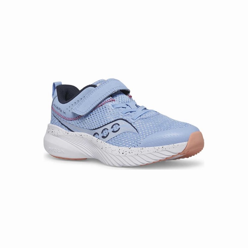 Light Blue Saucony Kinvara 14 A/C Sneaker Kids' Running Shoes | Malaysia S90823-U65