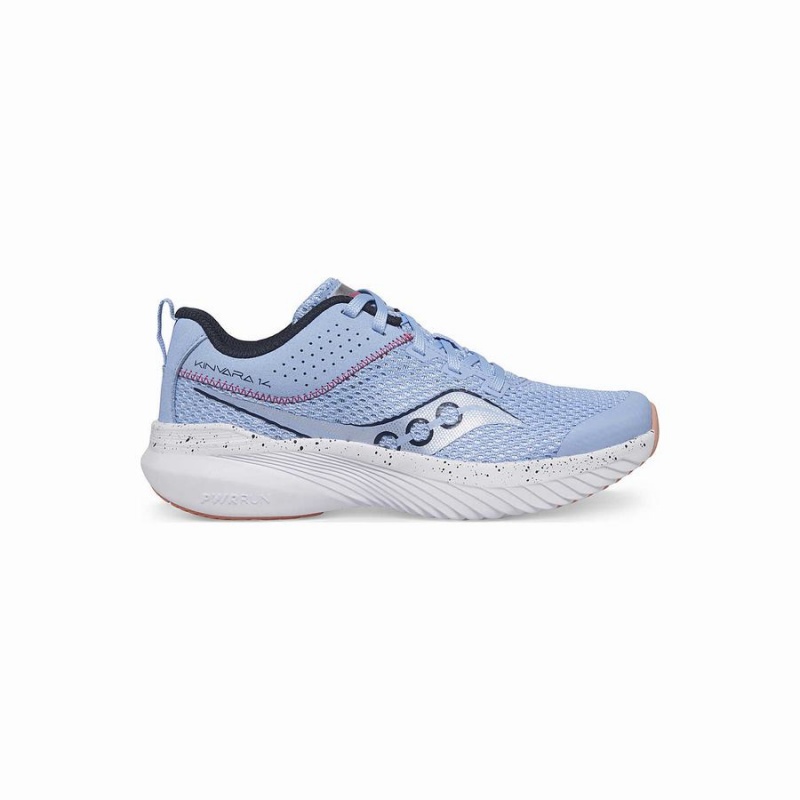 Light Blue Saucony Kinvara 14 Sneaker Kids\' Running Shoes | Malaysia S73861-L10