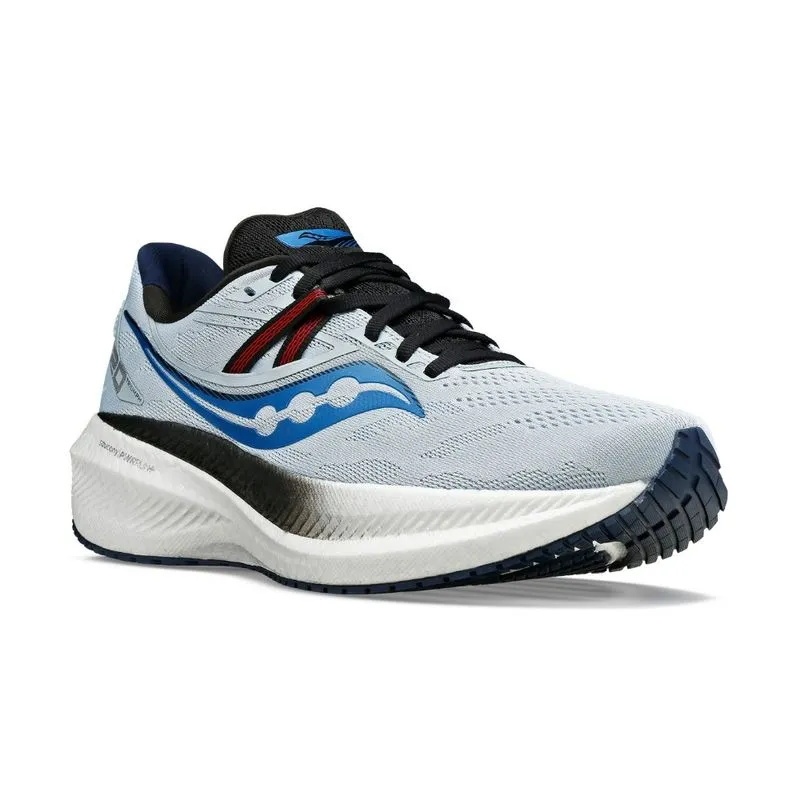 Light Blue / Black Saucony Triumph 20 Men's Running Shoes | Malaysia S23701-E76