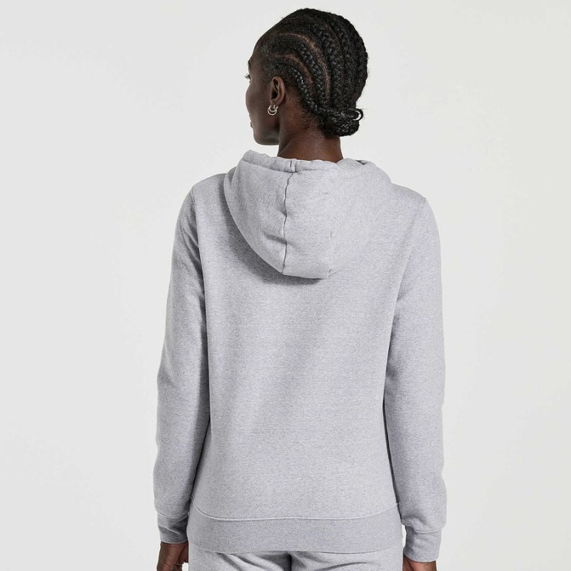 Light Grey Saucony Rested Women's Hoodie | Malaysia S87923-Y15