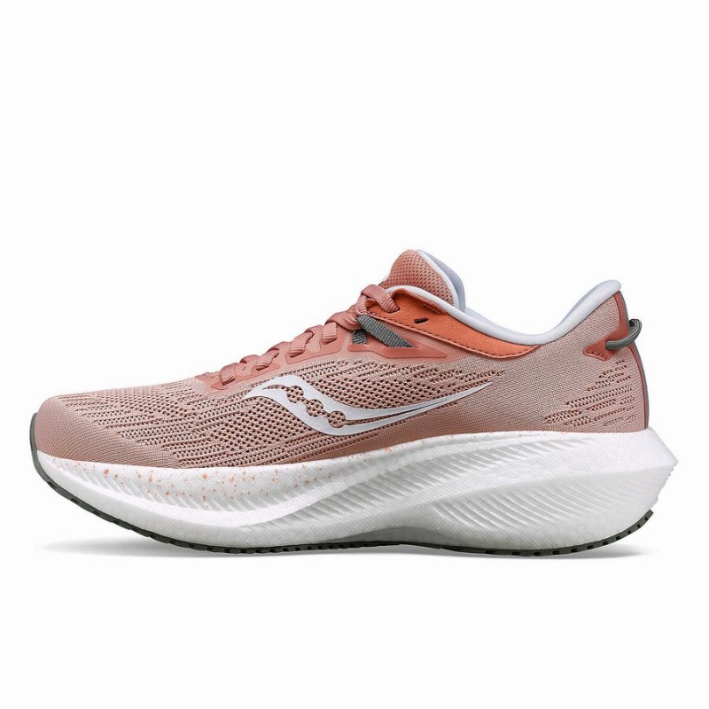 Lotus / Bough Saucony Triumph 21 Wide Women's Running Shoes | Malaysia S20756-H75