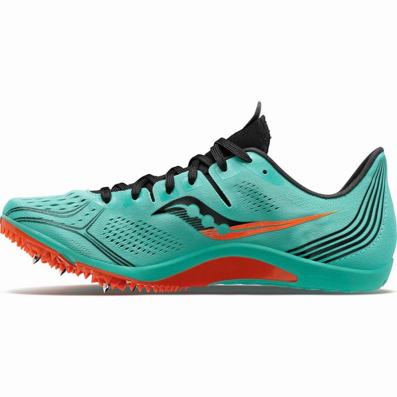 Mint / Black Saucony Endorphin 3 Spike Men's Track Spikes | Malaysia S64238-T71