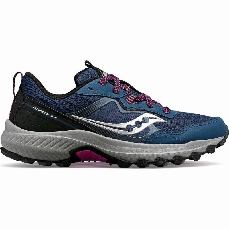 Navy Saucony Excursion TR16 Women\'s Trail Running Shoes | Malaysia S95283-X25