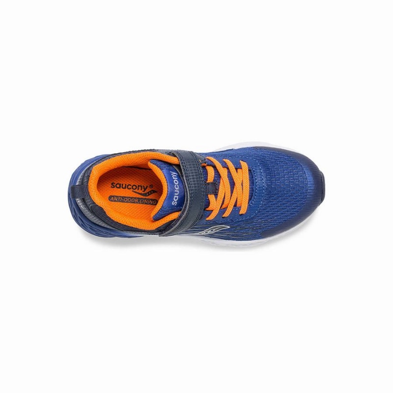 Navy Saucony Wind A/C Sneaker Kids' Running Shoes | Malaysia S91036-Y13