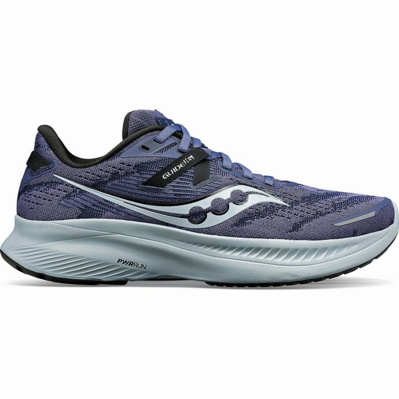 Navy / Blue Saucony Guide 16 Women\'s Running Shoes | Malaysia S53129-K95