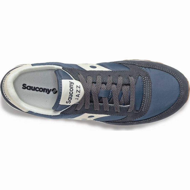 Navy / Cream Saucony Jazz Original Men's Sneakers | Malaysia S17820-X68