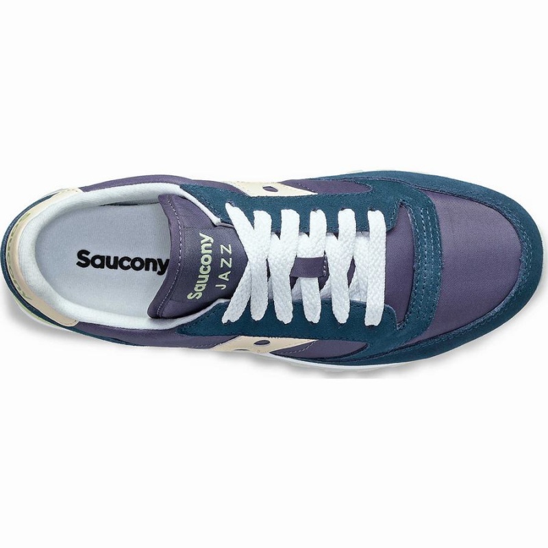 Navy / Cream Saucony Jazz Original Women's Sneakers | Malaysia S56327-X57