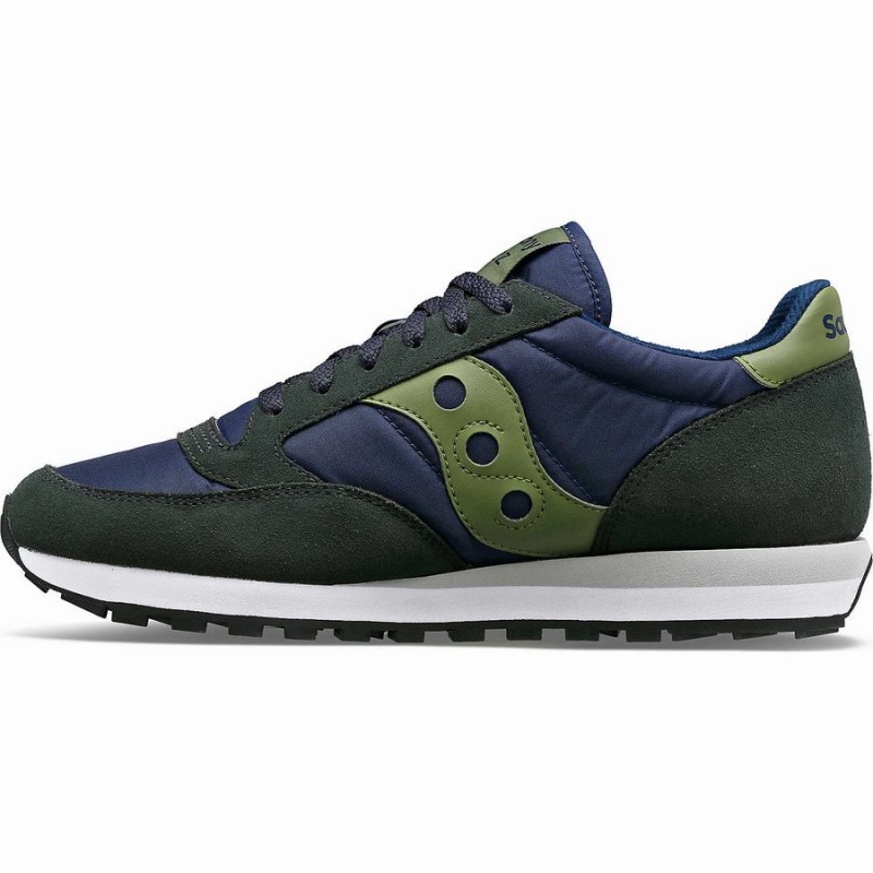 Navy / Green Saucony Jazz Original Men's Sneakers | Malaysia S62389-Z75