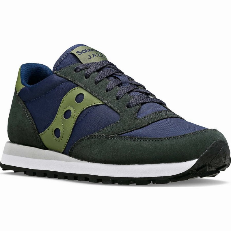 Navy / Green Saucony Jazz Original Men's Sneakers | Malaysia S62389-Z75