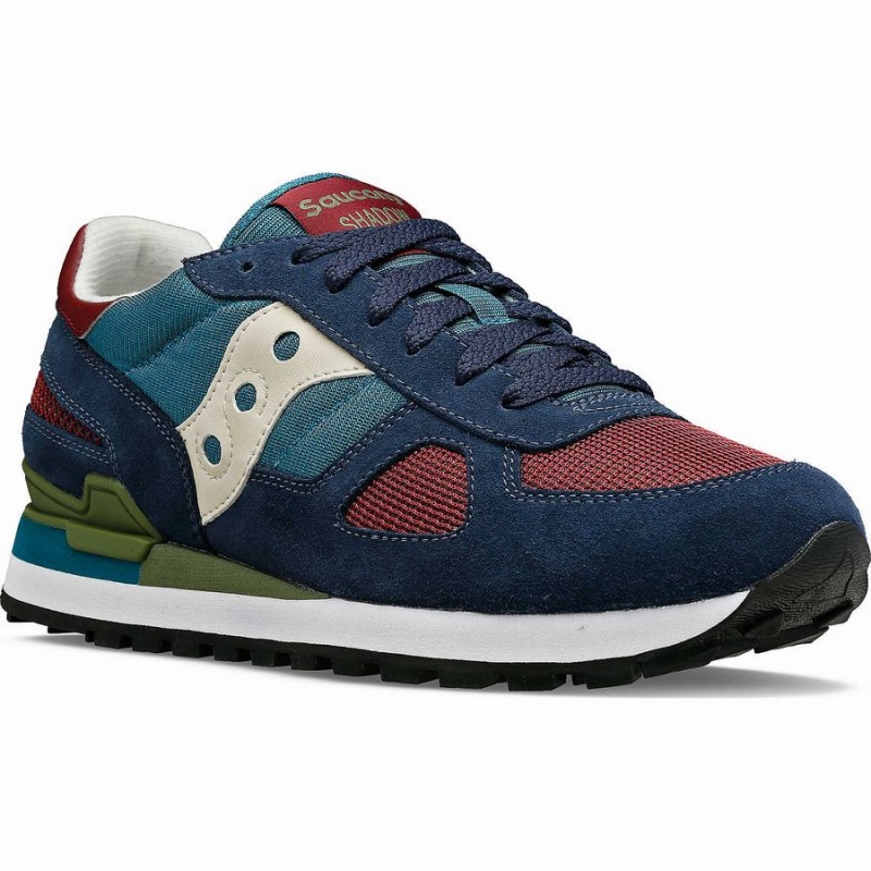 Navy / Green Saucony Shadow Original Men's Sneakers | Malaysia S58734-J13