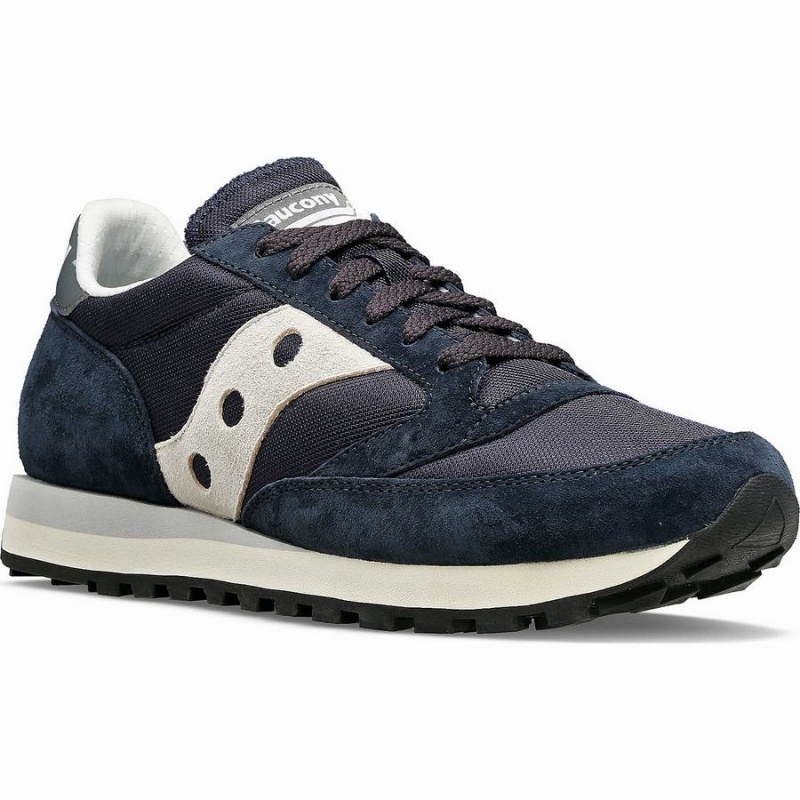 Navy / Grey Saucony Jazz 81 Men's Sneakers | Malaysia S72439-R91