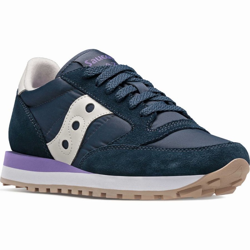 Navy / Purple Saucony Jazz Original Women's Sneakers | Malaysia S54983-B02