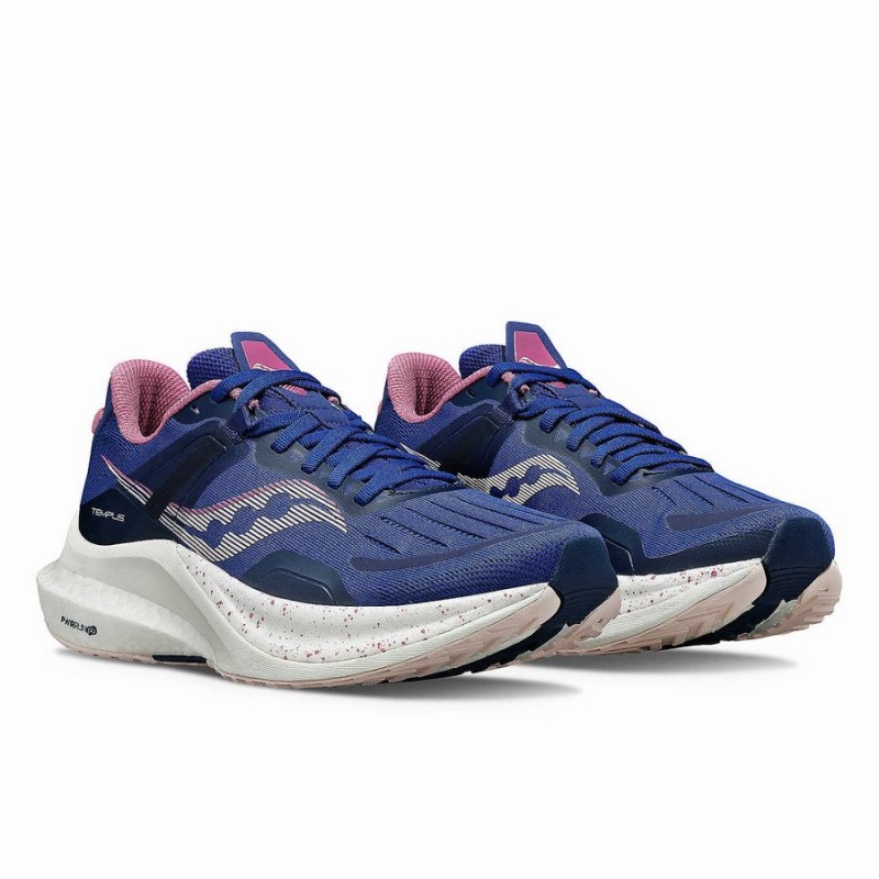 Navy / Purple Saucony Tempus Women's Running Shoes | Malaysia S23076-T29