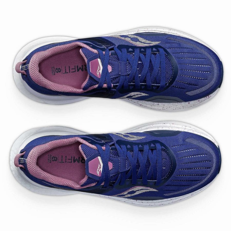 Navy / Purple Saucony Tempus Women's Running Shoes | Malaysia S23076-T29