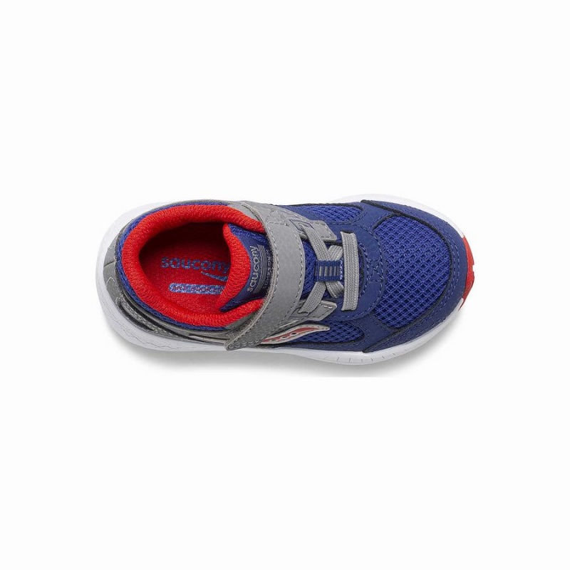 Navy / Red Saucony Cohesion 14 A/C Jr. Sneaker Kids' Running Shoes | Malaysia S86017-T34