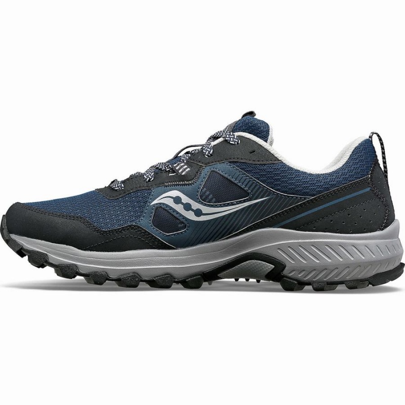 Navy / Silver Saucony Excursion TR16 Men's Trail Running Shoes | Malaysia S02948-U63