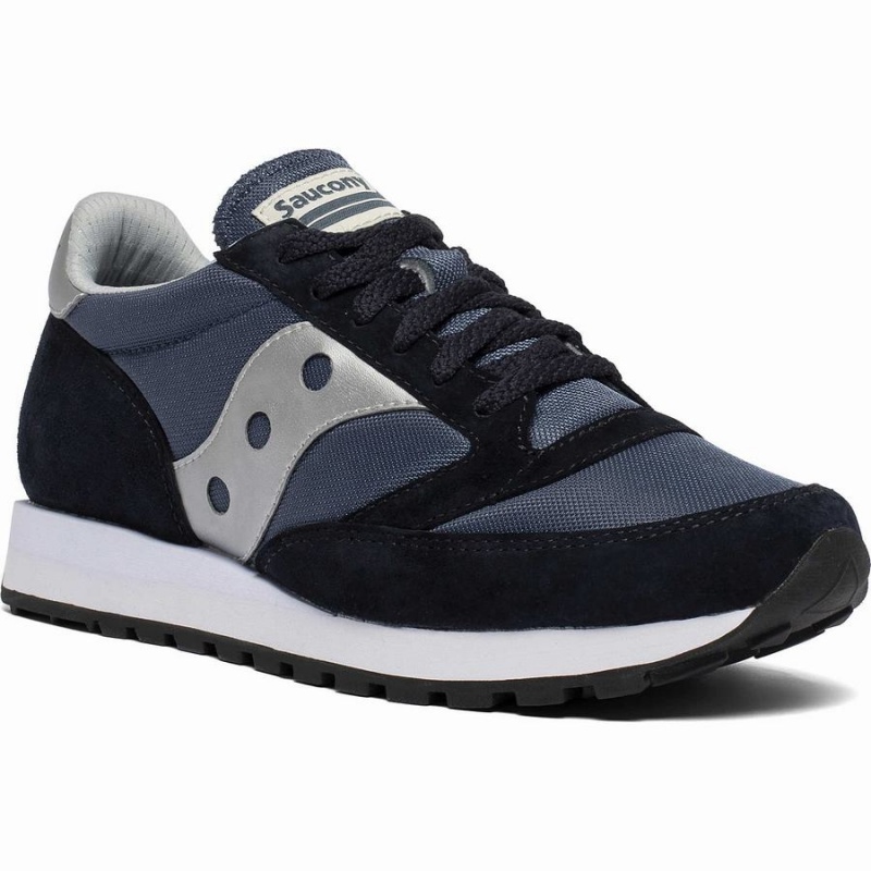 Navy / Silver Saucony Jazz 81 Men's Sneakers | Malaysia S02768-F37