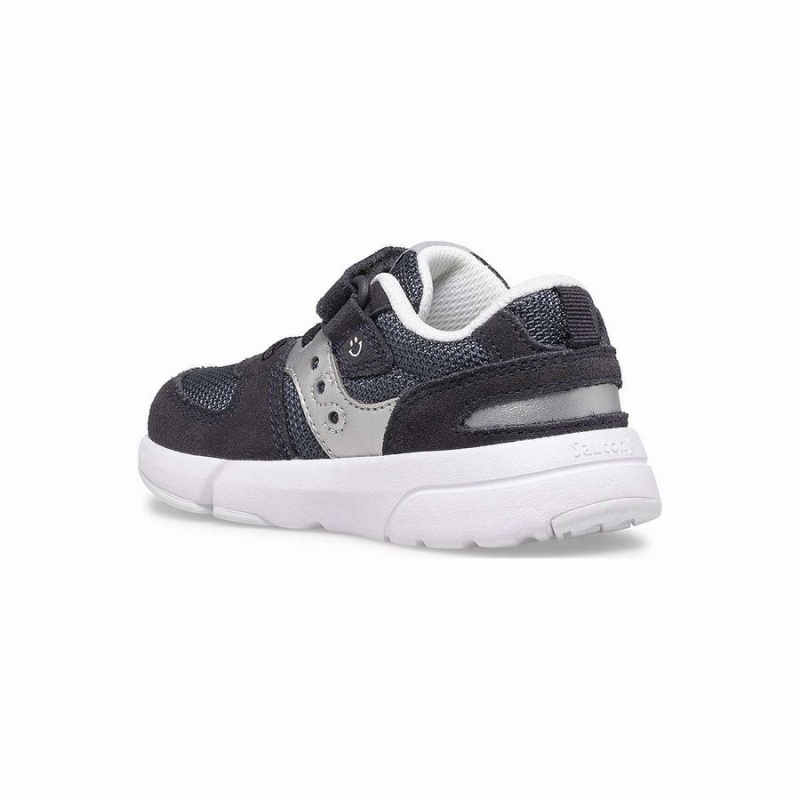 Navy / Silver Saucony Jazz Lite 2.0 Sneaker Kids' Running Shoes | Malaysia S68024-H59