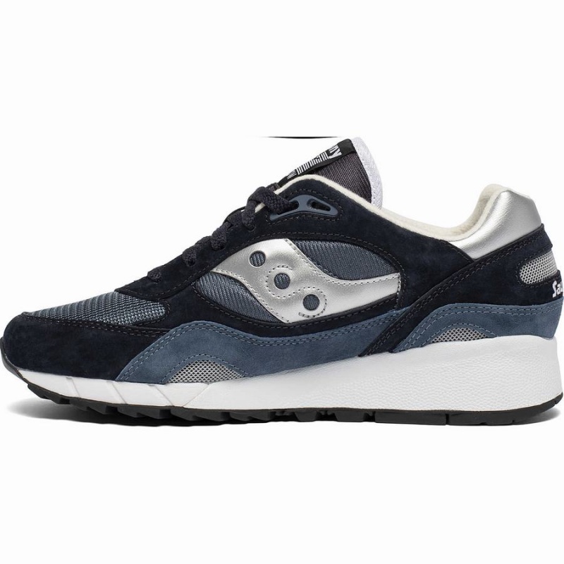 Navy / Silver Saucony Shadow 6000 Men's Sneakers | Malaysia S43025-R48