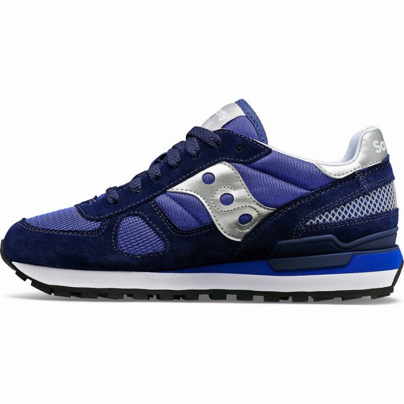 Navy / Silver Saucony Shadow Original Women's Sneakers | Malaysia S21463-V38