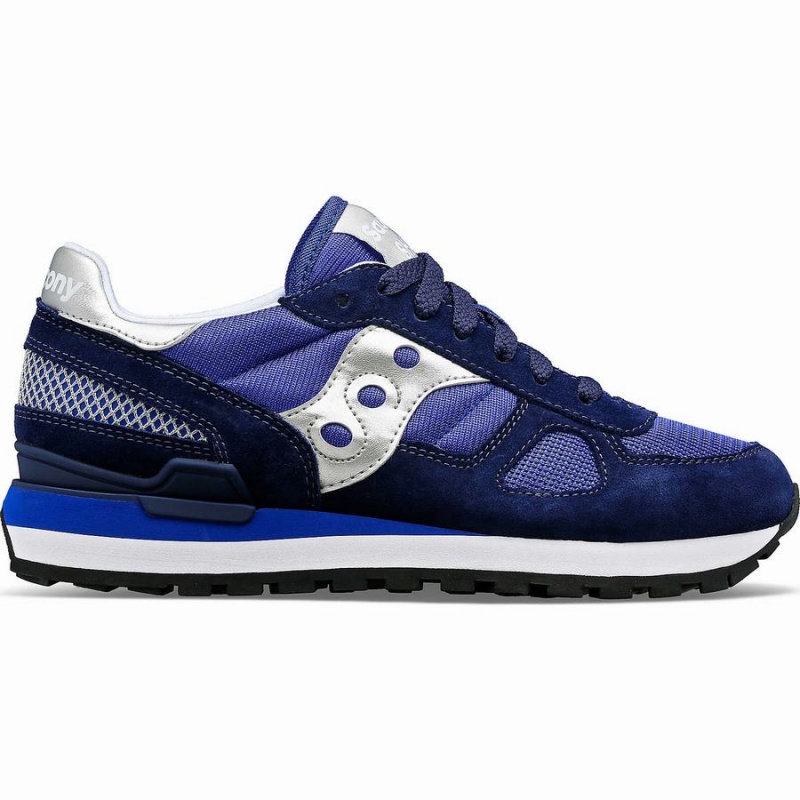 Navy / Silver Saucony Shadow Original Women\'s Sneakers | Malaysia S21463-V38