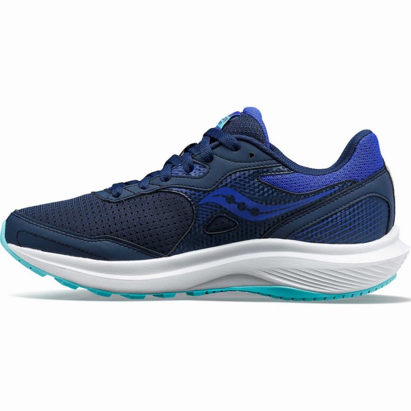 Navy / Turquoise Saucony Cohesion 16 Women's Walking Shoes | Malaysia S62497-D05