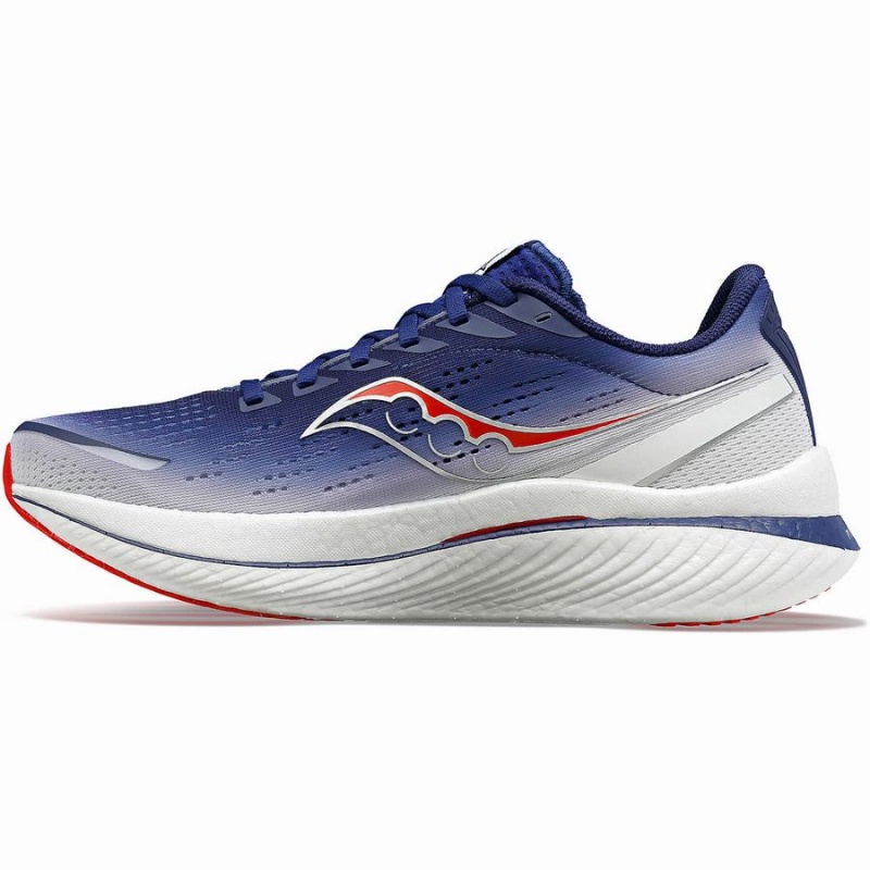 Navy / White Saucony London Endorphin Speed 3 Men's Running Shoes | Malaysia S09847-H64