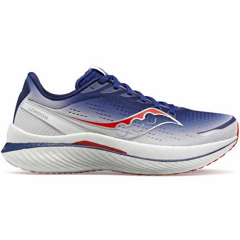 Navy / White Saucony London Endorphin Speed 3 Women\'s Running Shoes | Malaysia S59268-E61