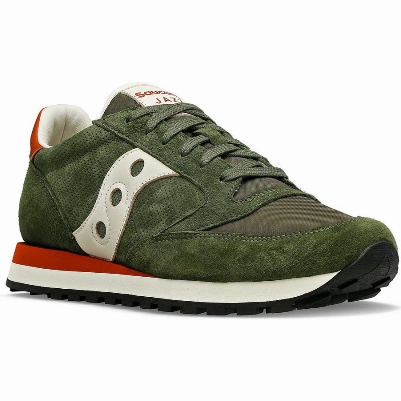 Olive Saucony Jazz Original Premium Men's Sneakers | Malaysia S30986-G28