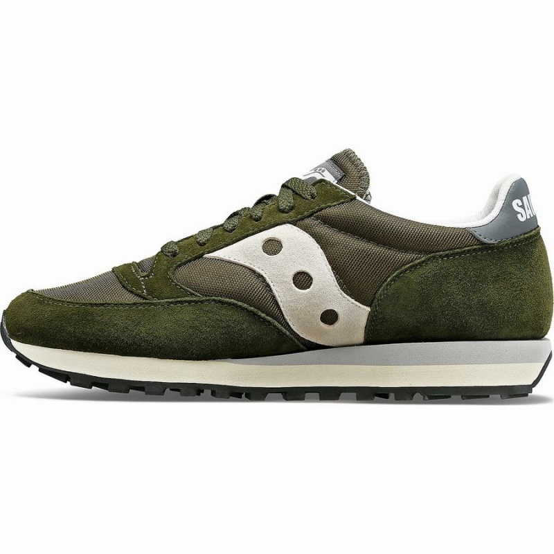 Olive / Grey Saucony Jazz 81 Men's Sneakers | Malaysia S45321-T24