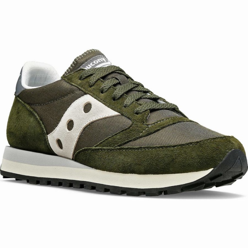 Olive / Grey Saucony Jazz 81 Men's Sneakers | Malaysia S45321-T24