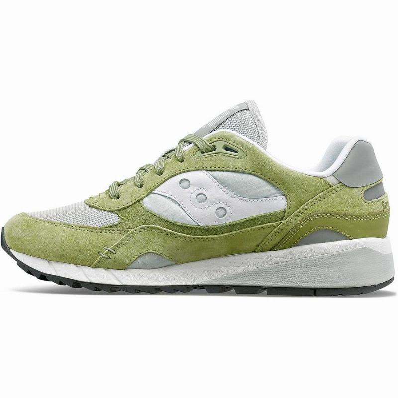 Olive / White Saucony Shadow 6000 Premium Women's Sneakers | Malaysia S36401-V40