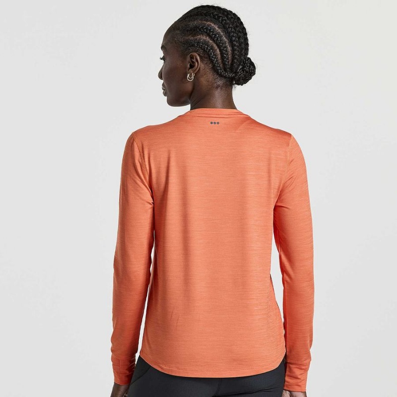 Orange Saucony Boulder Baselayer Women's Tops | Malaysia S48175-N93