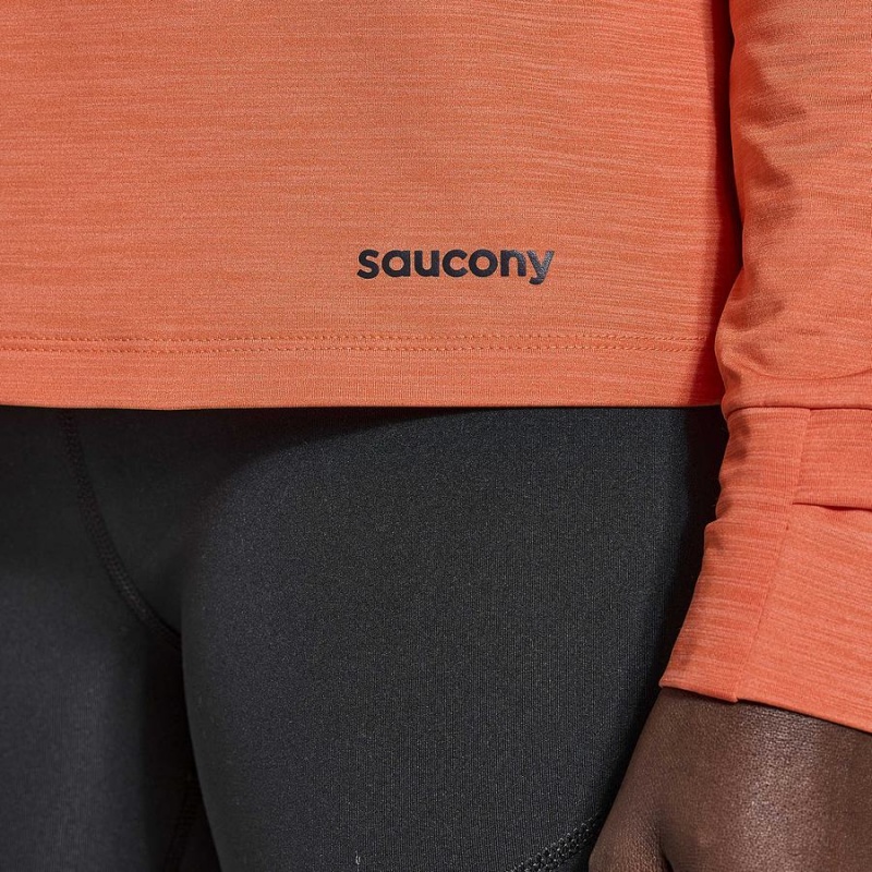 Orange Saucony Boulder Baselayer Women's Tops | Malaysia S48175-N93