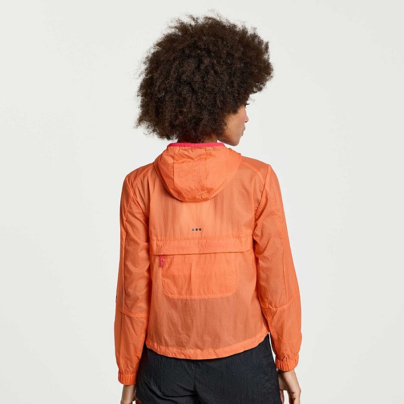 Orange Saucony Elevate Packaway Women's Jackets | Malaysia S58304-E02