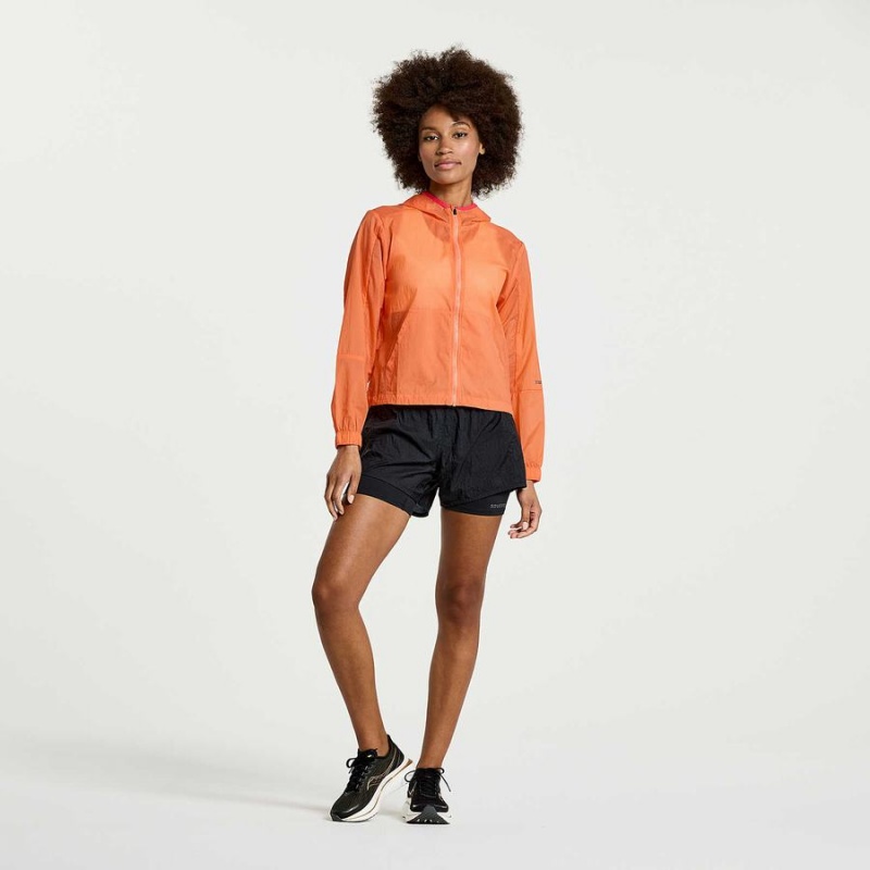 Orange Saucony Elevate Packaway Women's Jackets | Malaysia S58304-E02