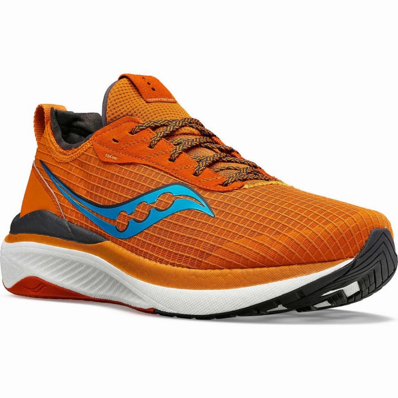 Orange Saucony Freedom Crossport Men's Running Shoes | Malaysia S91725-Z32