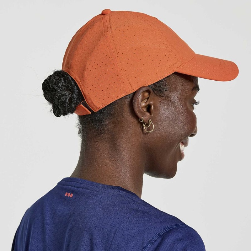 Orange Saucony Outpace Petite Men's Hats | Malaysia S24589-M61