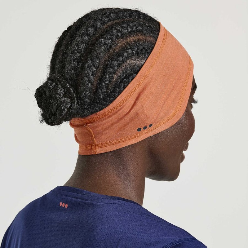 Orange Saucony Solstice Women's Headband | Malaysia S37520-Y65