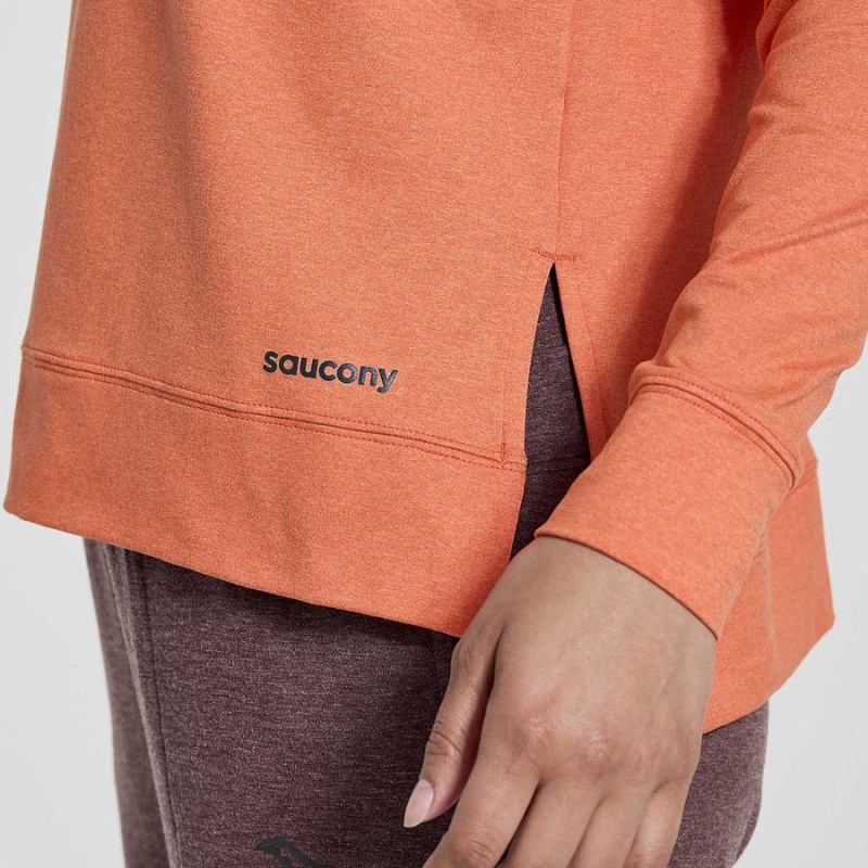 Orange Saucony Sunday Layer Women's Tops | Malaysia S41032-K74