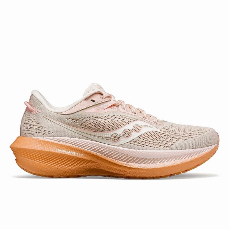 Pink Saucony Galentine's Day Triumph 21 Women's Running Shoes | Malaysia S82435-Q41