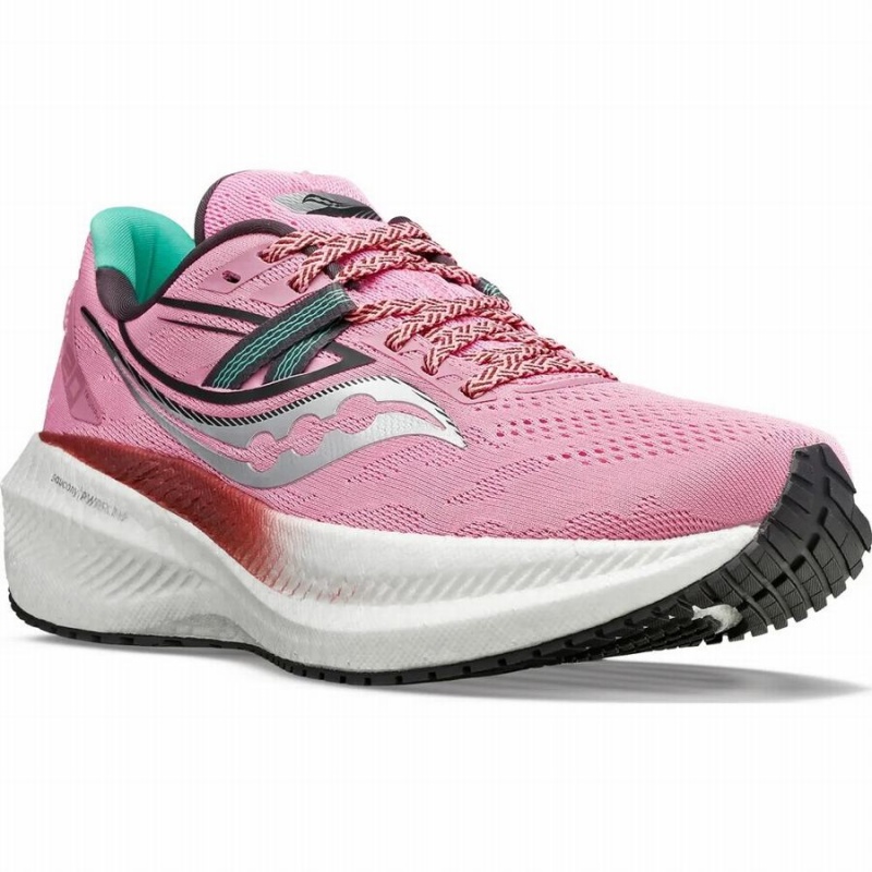 Pink Saucony Triumph 20 Women's Running Shoes | Malaysia S76249-S75