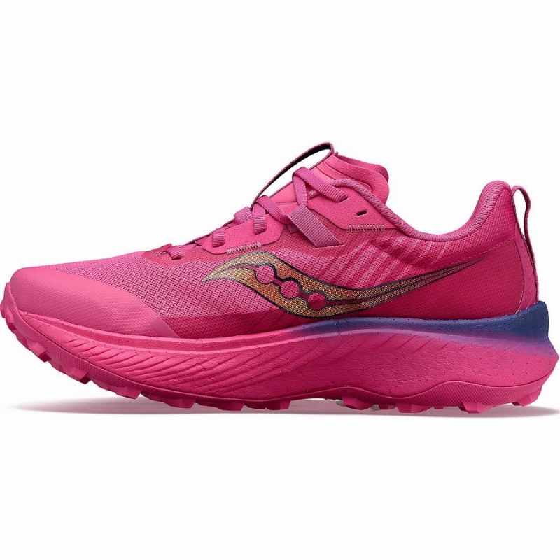 Pink / Navy Saucony Endorphin Edge Men's Running Shoes | Malaysia S89605-F93