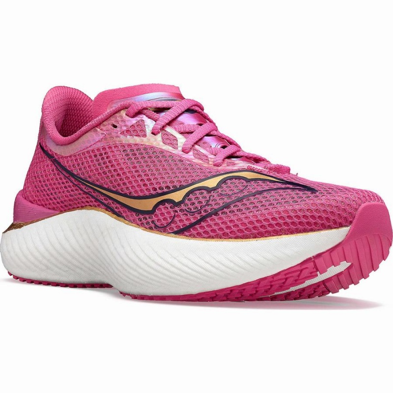 Pink / Navy Saucony Endorphin Pro 3 Men's Running Shoes | Malaysia S27958-H86