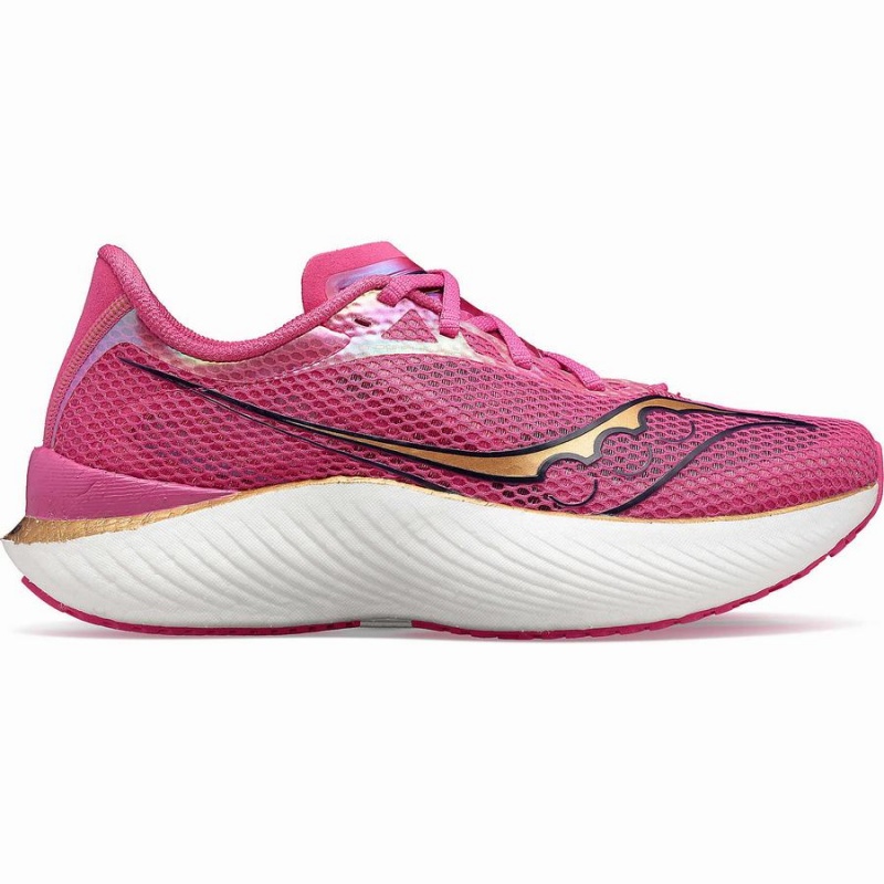 Pink / Navy Saucony Endorphin Pro 3 Men\'s Running Shoes | Malaysia S27958-H86