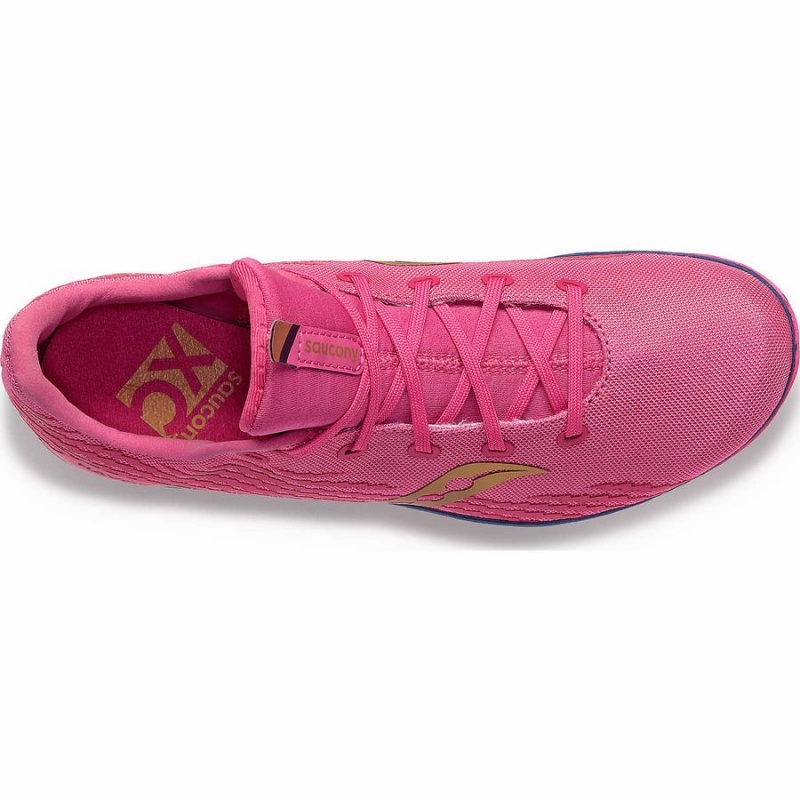 Pink / Navy Saucony Havok XC 3 Spike Men's Track Spikes | Malaysia S47593-L94