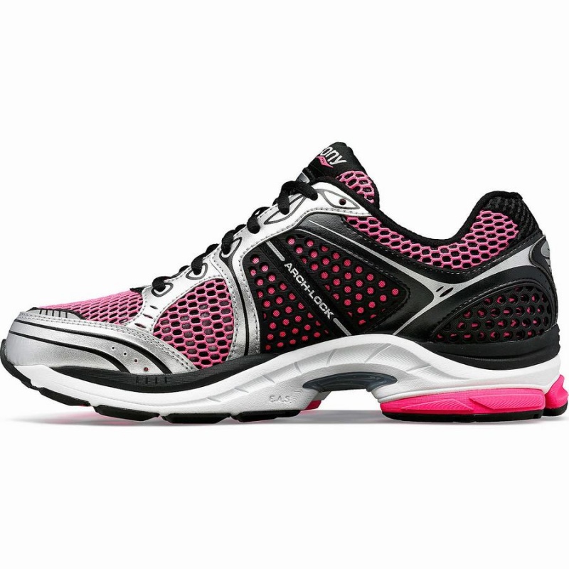 Pink / Silver Saucony ProGrid Triumph 4 Women's Sneakers | Malaysia S07948-P91