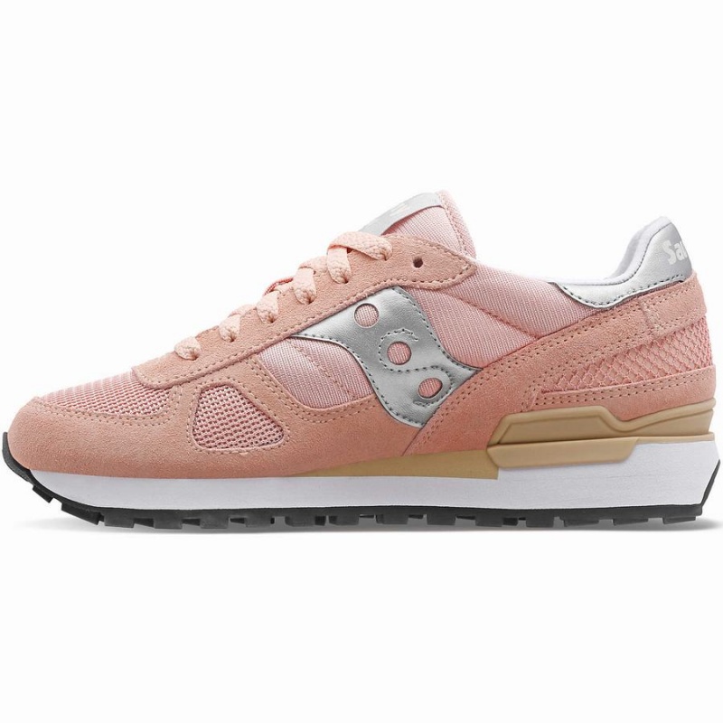 Pink / Silver Saucony Shadow Original Women's Sneakers | Malaysia S51403-X73